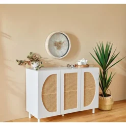 Atmosphera Wandklok/muur klok Florence - Vintage Wood - D50 cm