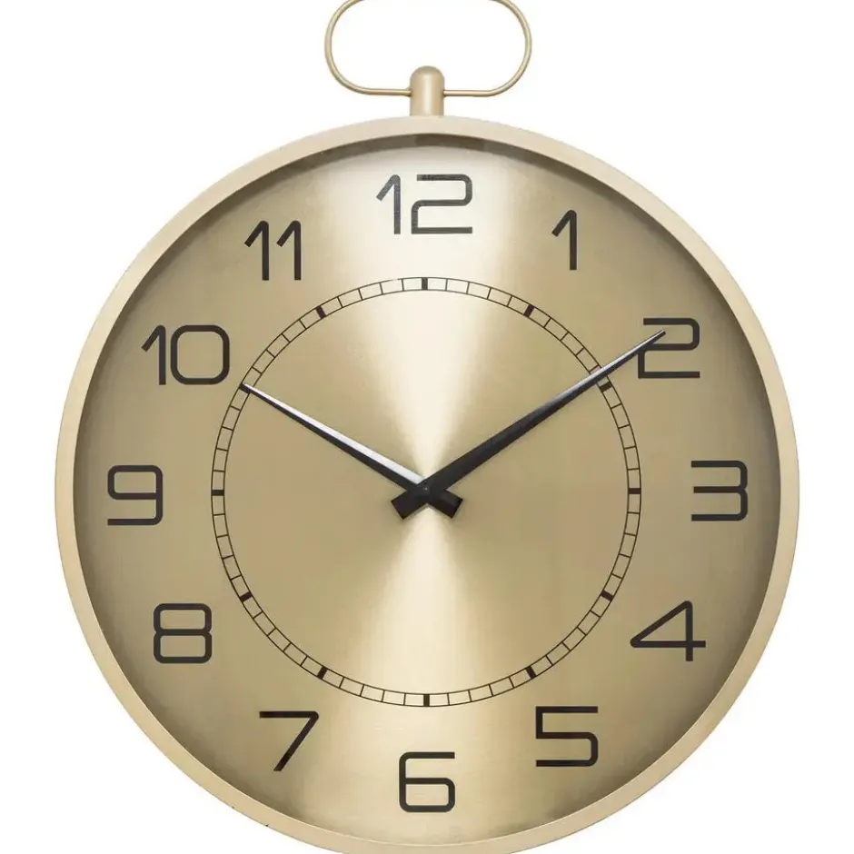 Atmosphera Wandklok Pocketwatch - D53 cm - metaal - goud metallic