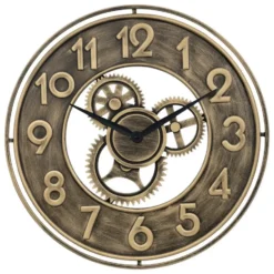 Atmosphera Wandklok Roma Gold - Vintage Metal - 48 cm - metaal