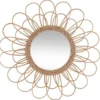 Atmosphera Wandspiegel Caya - Boho/ibiza stijl - rotan - 56 cm