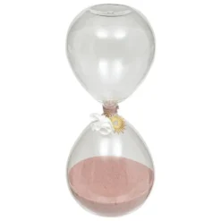 Atmosphera Zandloper - decoratie/tijd - 30 minuten - roze zand