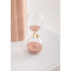 Atmosphera Zandloper - decoratie/tijd - 30 minuten - roze zand