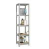 Avasco Stellingkast - Zilver - Opbergrek vierkant metaal - 176x45x45cm