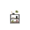 Avasco Stellingkast - Zwart - Opbergrek laag metaal - 88x90x45