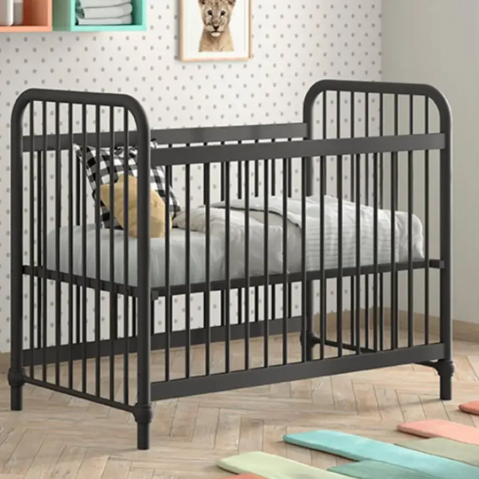 Babybed Bronxx - 60x120cm - mat zwart