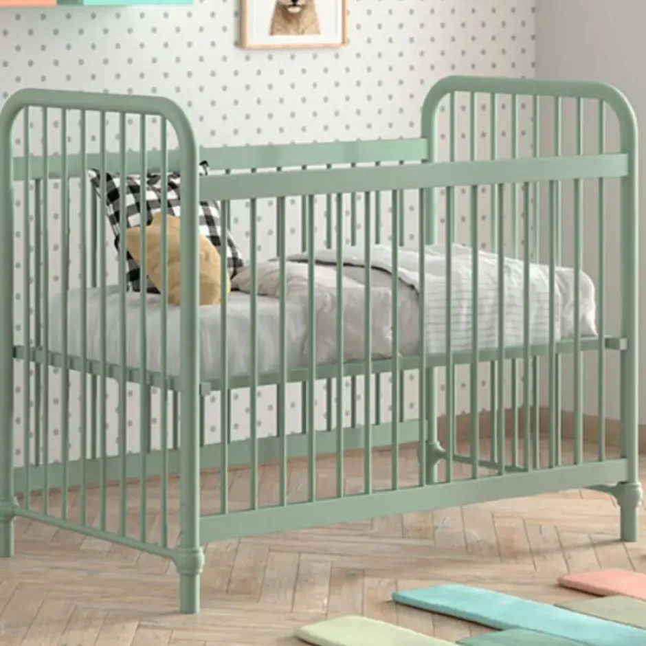 Babybed Bronxx - 60x120cm - olijfgroen
