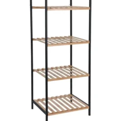Badkamerkastje - 4-laags - bamboe - 39 x 32 x 95 cm