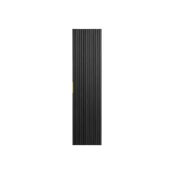 Badkamerkast ZEVARA - 35 cmx25 cmx140 cm - Zwart Hout paneel