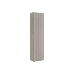 Badkamerkast ZEVARA - 35 cmx25 cmx140 cm - Beige Hout paneel