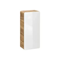 Badkamer set ARUBA - 120 cmx46 cmx59 cm - Natuurlijk licht Wit Hout paneel