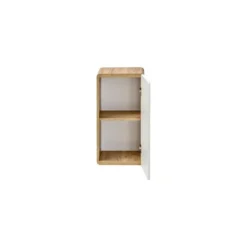 Badkamer set ARUBA - 80 cmx46 cmx59 cm - Natuurlijk licht Wit Hout paneel