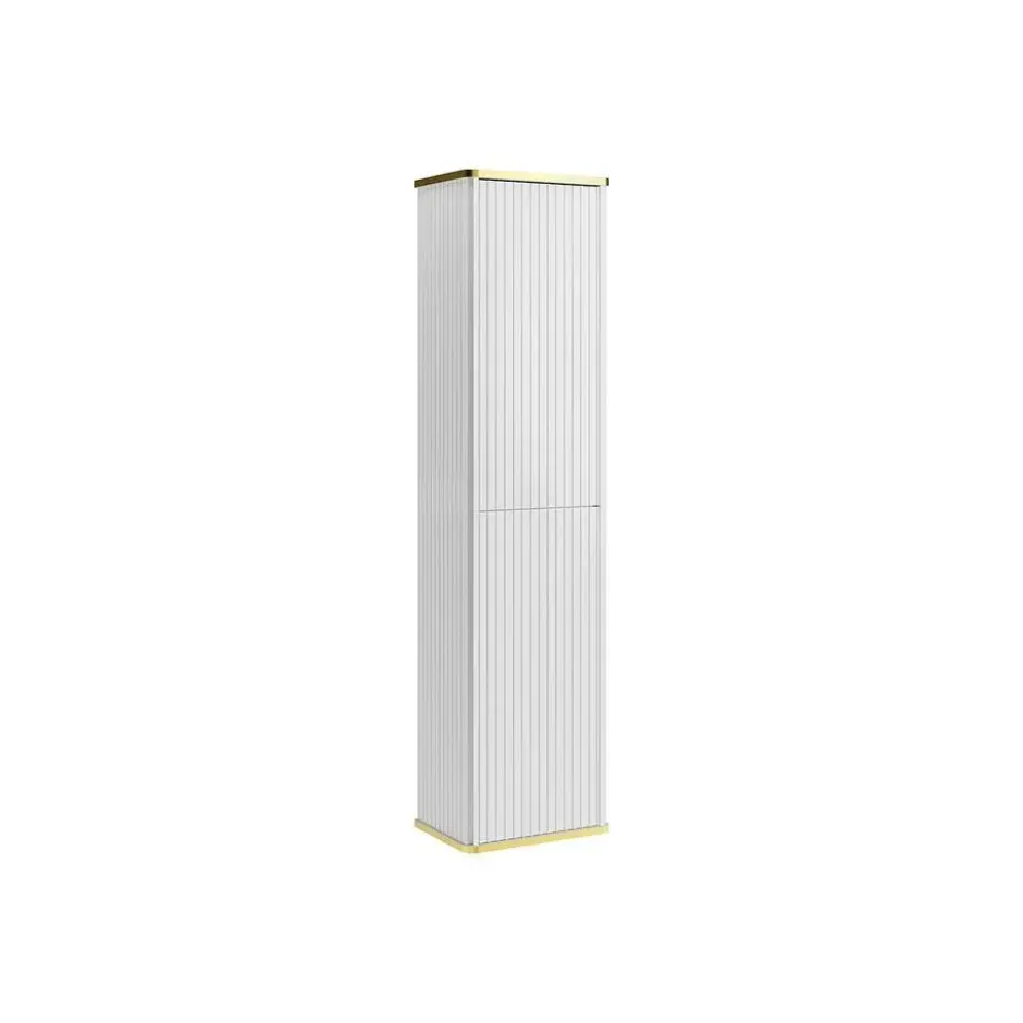 Badkamer set KELIZA - 80 cmx47 cmx54 cm - Wit Hout paneel