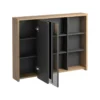 Badkamer set PURNAL - 100 cmx45.5 cmx60 cm - Natuurlijk licht Hout paneel