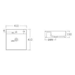 Badkamer set PURNAL - 100 cmx45.5 cmx60 cm - Natuurlijk licht Hout paneel