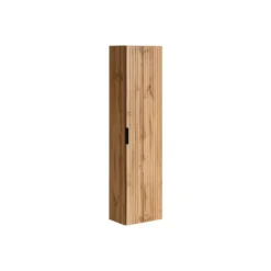 Badkamer set ZEVARA - 80 cmx46 cmx57 cm - Natuurlijk licht Hout paneel