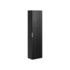 Badkamer set ZEVARA - 60 cmx46 cmx57 cm - Zwart Hout paneel
