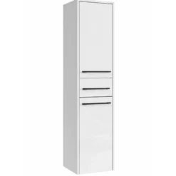 Badplaats Badkamerkast Florence 30 x 35 x 130 cm - hoogglans wit