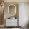 Badplaats Badkamerkast Rimini 38 x 33 x 170 cm - mat wit