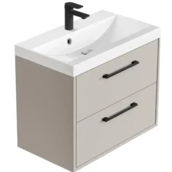 Badplaats Badkamermeubel Florence 01 60cm met wastafel - beige