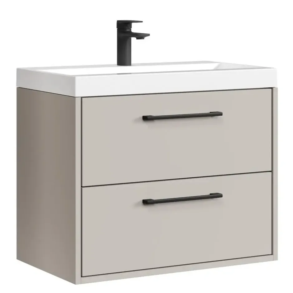 Badplaats Badkamermeubel Florence 01 60cm met wastafel - beige