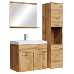 Badplaats Badkamermeubel Montreal 60cm complete set - eiken