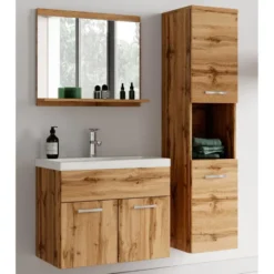 Badplaats Badkamermeubel Montreal 60cm complete set - eiken