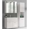 Badplaats Badkamermeubel Set Montreal 60 cm - Wit Hoogglans - Badmeubel met
