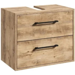 Badplaats Wastafelkast Florence 60 x 35 x 47 cm - kastanje eiken