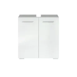 Badplaats Wastafelkast Jupiter 60 x 30 x 60 cm - grijs met wit