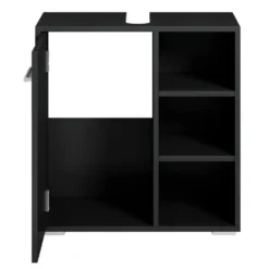 Badplaats Wastafelkast Neptunus 60 x 28 x 60 cm - mat zwart