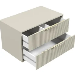 Badplaats Wastafelkast Rimini - 80 x 46 x 46 cm - beige