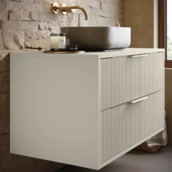 Badplaats Wastafelkast Rimini - 80 x 46 x 46 cm - beige