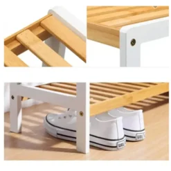 Bamboe schoenenrek 3 laags