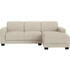 Bank Aberdeen met chaise longue rechts - Kansas - crème
