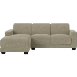 Bank Aberdeen met chaise longue links - Rebel - taupe