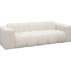 Bank Beau 3-zits - stof Raven - beige