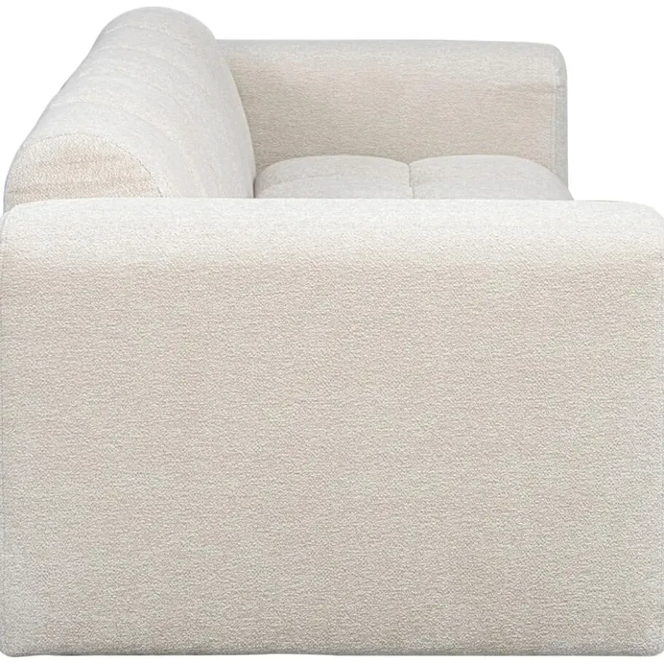 Bank Beau 3-zits - stof Raven - beige