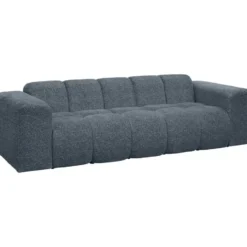 Bank Beau 3-zits - stof Raven - donkerblauw