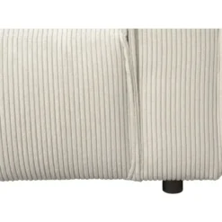 Bank Brooklyn met chaise longue links - Soop - crème