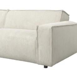 Bank Brooklyn met chaise longue links - Soop - crème