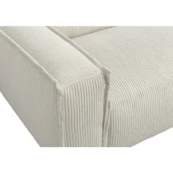Bank Brooklyn met chaise longue rechts - Soop - crème