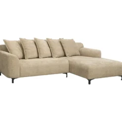Bank Elsa met chaise longue rechts - taupe