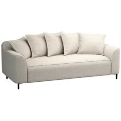 Bank Elsa 3-zits - stof Eden - beige