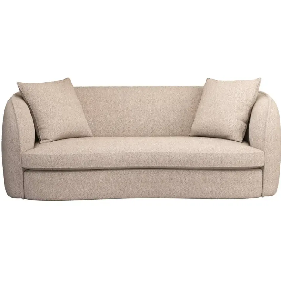 Bank Enzio 3,5-zits - stof Wales - taupe