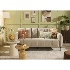 Bank Esmee 3-zits - stof Maloy - beige
