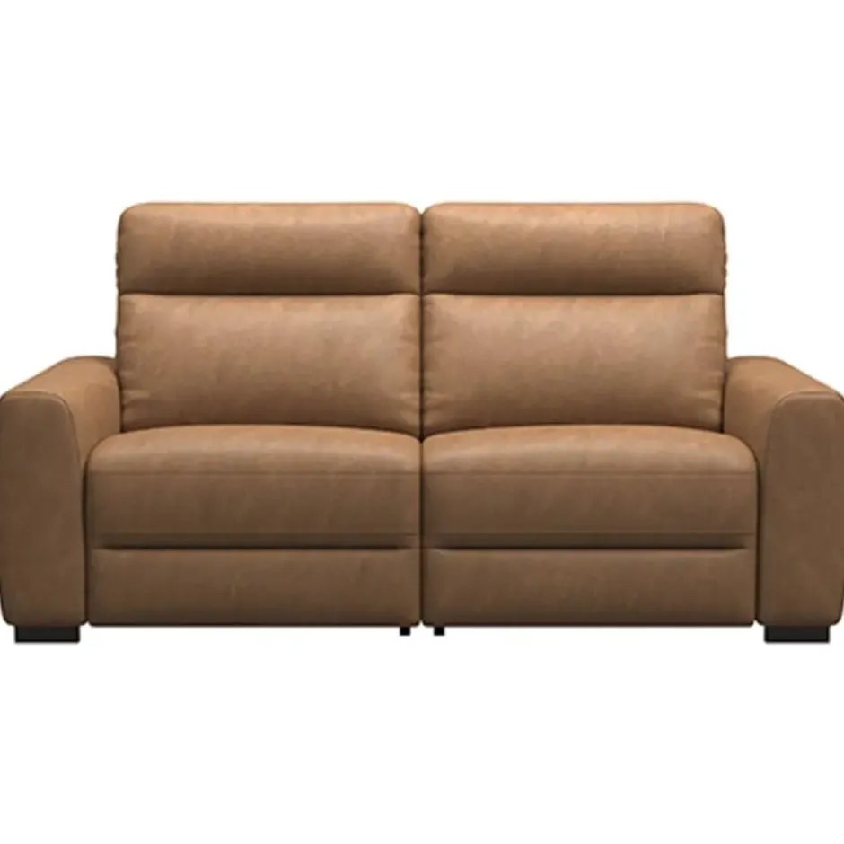 Bank James 3-zits - stof Supple - cognac