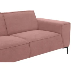 Bank Romy 2-zits - stof Curio - roze