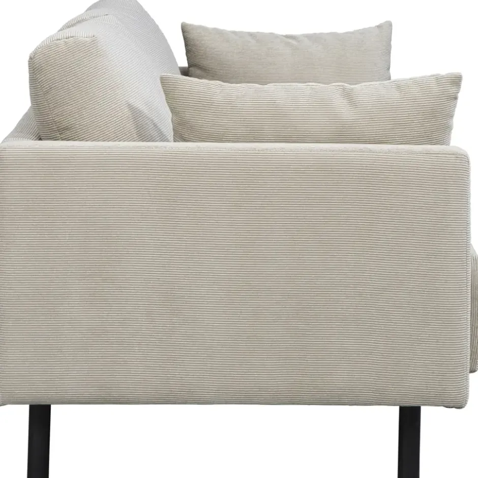 Bank Siem 3-zits - ribstof Fjord - beige