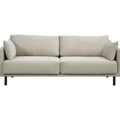 Bank Siem 3-zits - ribstof Fjord - beige