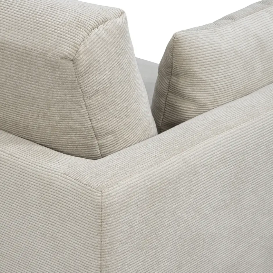 Bank Siem 3-zits - ribstof Fjord - beige